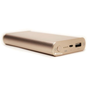 УМБ PowerPlant QC 2.0 10200 mAh Gold лучшая модель в Одессе