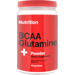 купити Амінокислота AB PRO BCAA (бцаа) + Glutamine Powder 1000 г полуниці (BCGL100ABST28)