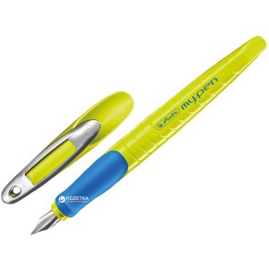 Ручка перова для правши Herlitz My.Pen Lemon-Blue Синя Лимонний корпус (10999779) в Одесі