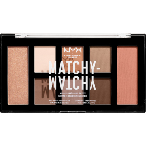 Палетка теней для век и пудр для лица NYX Professional Makeup Matchy Matchy 01 Taupe 14.8 г (800897197544) в Одессе