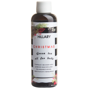 хорошая модель Натуральное масло Hillary Christmas Green tea oil for body 100 мл (4820209070408)