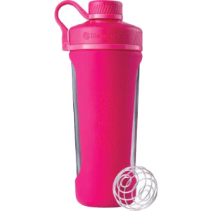 Шейкер BlenderBottle Radian Glass с шариком 820 мл Розовый (Glass_Pink) лучшая модель в Одессе