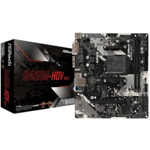 Материнська плата ASRock B450M-HDV R4.0 надійний