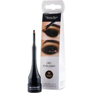 Підводка для очей Pierre Rene Gel Eyeliner гелева №02 Коричнева 2.5 мл (3700467839157)