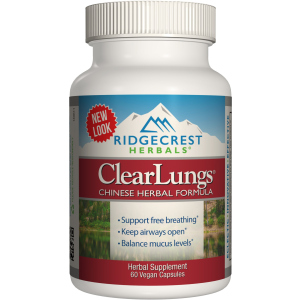 Натуральная добавка Ridgecrest Herbals Clear Lungs 60 гелевых капсул (355724001346) надежный