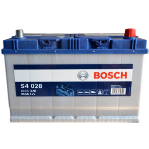 Автомобільний акумулятор Bosch 95Аh (-/+) ASIA Євро S4028 (830EN) (0 092 S40 280) в Одесі