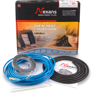 Теплый пол Nexans TXLP/2R двухжильный кабель 1500 Вт 8.8 - 11.0 м2 (20030017) лучшая модель в Одессе