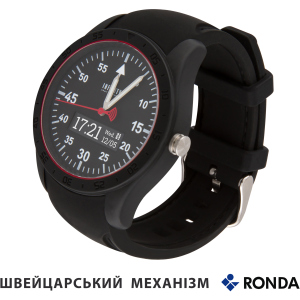 Смарт-часы Atrix Infinitys X20 45mm Swiss Sport Chrono Black-Silicone (swwpaii2sscbs)