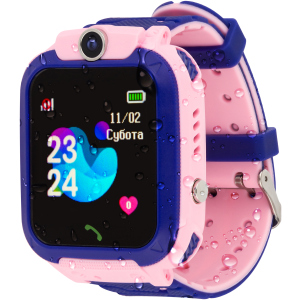 Смарт-часы Atrix Smart Watch iQ1500 Aquatic Cam GPS Pink (iQ1500 Pink) ТОП в Одессе