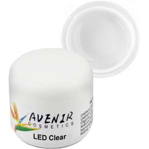 Гель для наращивания ногтей Avenir Cosmetics LED Clear 50 мл (5900308133132) ТОП в Одессе