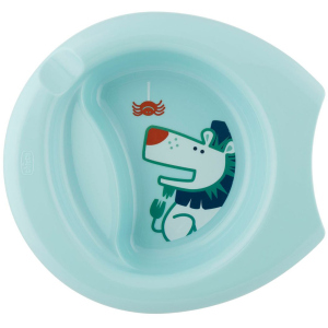 Тарелка Chicco Easy Feeding Plate 6м+ Голубой (16001.40.20) (2900990802432) ТОП в Одессе