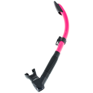 Трубка для дайвінгу Marlin Wave Чорна з рожевим (013369)