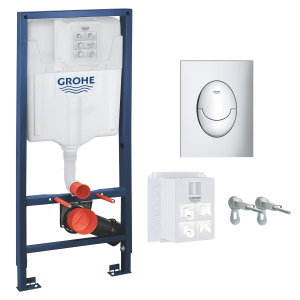 Інсталяція GROHE Rapid SL 3 в 1 39503000 з панеллю змиву Skate Air S 37965000 хром ТОП в Одесі