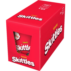 Упаковка драже Skittles Фрукти 95 г x 18 шт (4009900517294) краща модель в Одесі