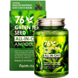 Сыворотка для лица FarmStay 76 Green Tea Seed All-In-One Ampoule с зеленым чаем 250 мл (8809469775090) в Одессе