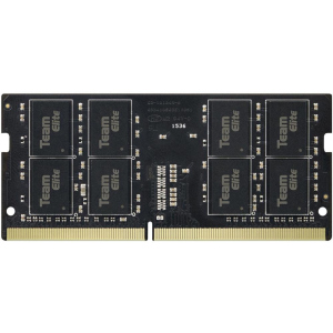 Оперативна пам'ять Team Elite SODIMM DDR4-3200 8192MB PC4-25600 (TED48G3200C22-S01) краща модель в Одесі