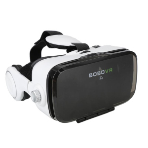 3D очки виртуальной реальности Kronos VR Box Z4 с наушниками и пультом White (par_z4) лучшая модель в Одессе