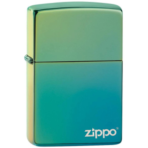 Запальничка Zippo Reg HP Teal Logo Хамелеон (Zippo 49191 ZL)