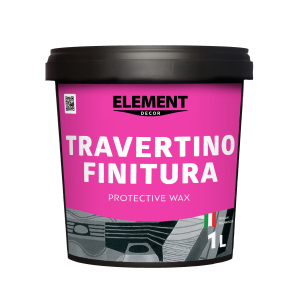 Защитный воск TRAVERTINO FINITURA "ELEMENT DECOR" 1 л надежный