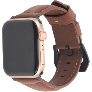 Ремінець Promate Stitch-42ML для Apple Watch 42-44 мм 1/2/3/4/5/6/SE Dark Brown (stitch-42ml.darkbrown)