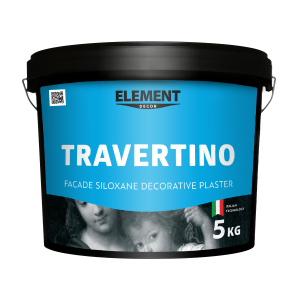 Фасадна декоративна штукатурка TRAVERTINO "ELEMENT DECOR" 5 кг ТОП в Одесі