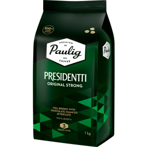 хорошая модель Кофе в зернах Paulig Presidentti Original Strong 1 кг (6411300169344)