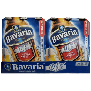 хороша модель Упаковка пива Bavaria безалкогольне світле фільтроване 0.0 % 0.33 л x 24 шт (8714800016988)