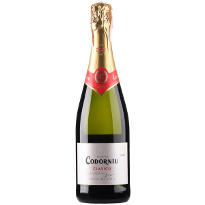 Вино ігристе Codorniu Cava Clasico Brut біле брют 0.75 л 11.5% (8410013381010) краща модель в Одесі