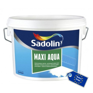 Шпаклівка вологостійка Sadolin Maxi Aqua Світло-сірий 10 л надійний