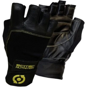 Перчатки Scitec Nutrition Glove Yellow Leather Style M Желто-черные (816532010758) лучшая модель в Одессе