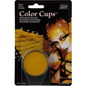 Кремовый грим Mehron Color Cups Yellow 12 г (CCC-Y) (764294502045) лучшая модель в Одессе