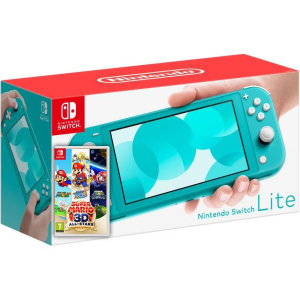 Nintendo Switch Lite Turquoise + Гра Super Mario 3D All-Stars ТОП в Одесі