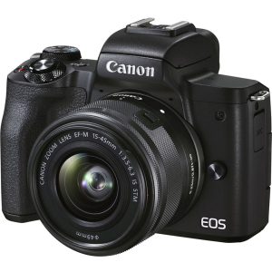 Фотоаппарат Canon EOS M50 Mark II Premium Live Stream Kit Black (4728C059) Официальная гарантия! лучшая модель в Одессе