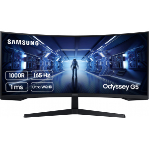 Монитор 34" Samsung Odyssey G5 LC34G55T Black (LC34G55TWWIXCI) в Одессе