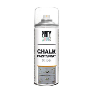 Краска-аэрозоль на водной основе PINTYPLUS Chalk-finish 400мл серый (8429576231809)