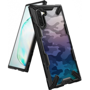 Панель Ringke Fusion X Design для Samsung Galaxy Note 10 Camo Black лучшая модель в Одессе