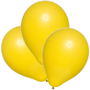 Набір Повітряні кульки Susy Card Жовті 20 см 100 шт (40011400) в Одесі