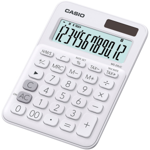 Калькулятор Casio 12 розрядний 105х149.5х22.8 (MS-20UC-WE-S-ES) ТОП в Одесі