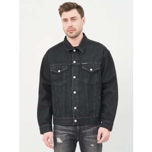 Джинсова куртка Calvin Klein Dad Jeans Jacket J30J318076-1BY XL Denim Black (8719853756102) ТОП в Одесі