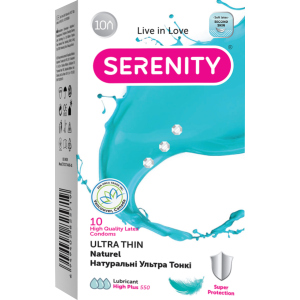 Презервативи Serenity Ultra Thin 10 шт (6949402825719) ТОП в Одесі