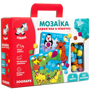 Мозаика Vladi Toys деревянная Зоопарк (ZB2002-02) (4820195057179) ТОП в Одессе
