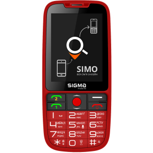 Мобильный телефон Sigma mobile Comfort 50 Elegance3 Red (1600 mAh) SIMO Assistant