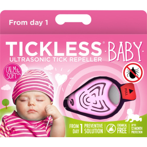 Ультразвуковое устройство от клещей Tickless Baby Pink (5999566450013)