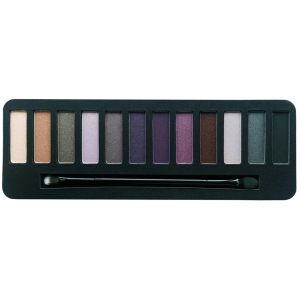 Тени для век W7 In The Night Eye Colour Palette палетка 12 цветов smoky silver and deep sinks 15.6 г (5060294398141) лучшая модель в Одессе