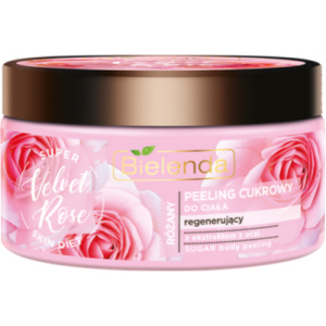 Скраб сахарный Bielenda Super Skin Diet Velvet Rose Регенерирующий 350 г (5902169034214) в Одессе