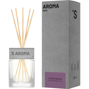 Аромадиффузор Sister's Aroma Reed Diffuser Tuscan Grapes Тосканский виноград 120 мл (8681301037166) лучшая модель в Одессе