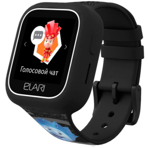 Дитячий телефон-годинник з GPS трекером Elari FixiTime Lite Black (ELFITL-BLK) краща модель в Одесі