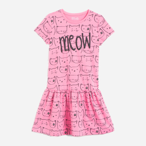 хорошая модель Платье Coccodrillo Everyday Kitten WC1129201EKI-007 110 см Розовое (5904705550028)