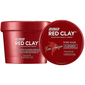 Маска для лица на основе красной глины Missha Amazon Red Clay Pore Mask 110 мл (8809643534987) лучшая модель в Одессе