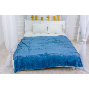 Плед MirSon №1002 Damask Blue 200x230 (2200002981651) в Одесі